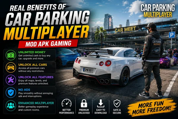 Real Benefits of Car Parking Multiplayer Mod APK Gaming