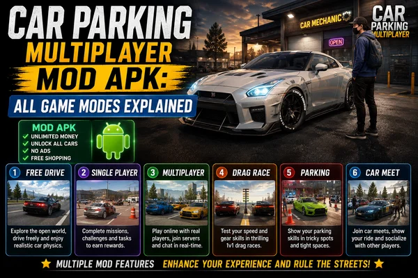 Car Parking Multiplayer Mod APK: All Game Modes Explained